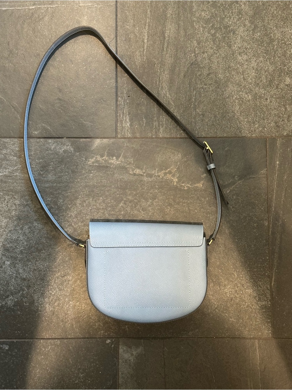 Longchamp Épure Leather Crossbody Bag – Powder Blue - Picture 8 of 14